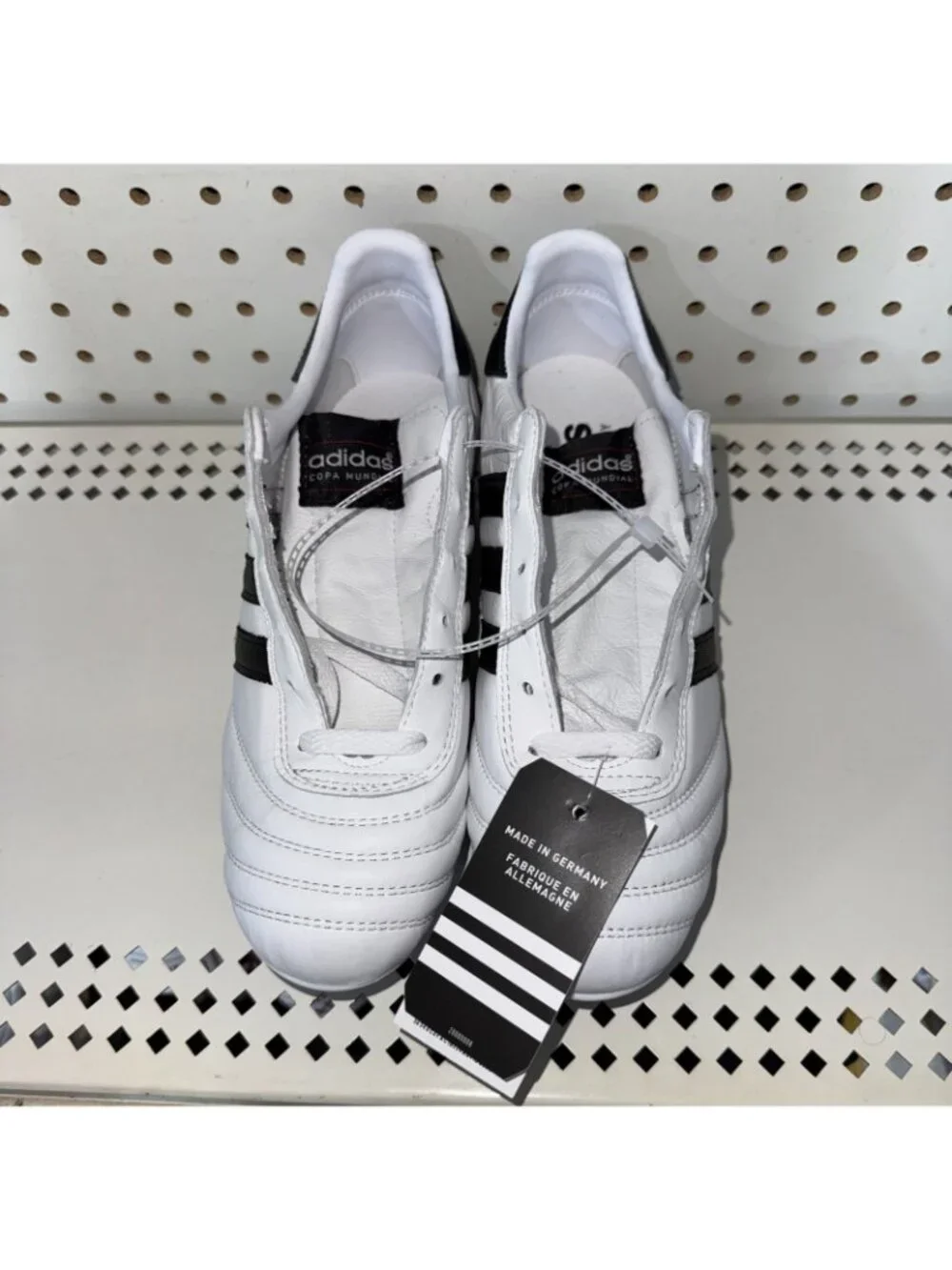 Adidas Copa Mundial FG Mens Leather Soccer Cleats Size 7 White Black ID4050